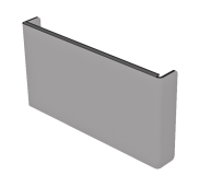 X-Line Stainless Steel Channel End Cap