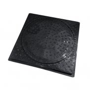 450mm Dia Round to Square Pedestrian Manhole Cover & Frame